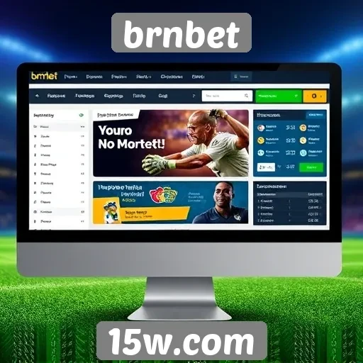 Análise da interface do usuário no site brnbet